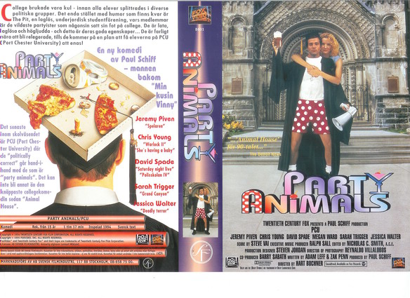 PARTY ANIMALS (vhs-omslag)